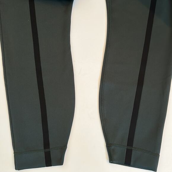 Nike Sportswear Bong Leggings Joggers Green Black Stripe Size XL Elastic Waist - Picture 6 of 12